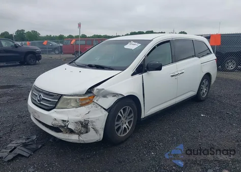 2011 Honda Odyssey Ex из США, поврежденный, VIN 5FNRL5H48BB014316